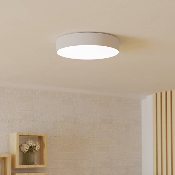 EGLO connect Plafoniera smart Gallizzi-Z, dimmerabile, Bianco / Opale, Soggiorno / Sala da pranzo, Plastica, Moderno