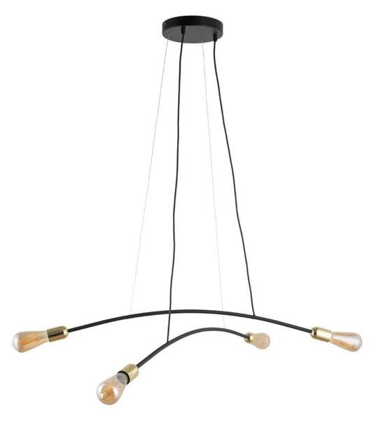 Lampadario a sospensione con filo HELIX 4xE27/15W/230V