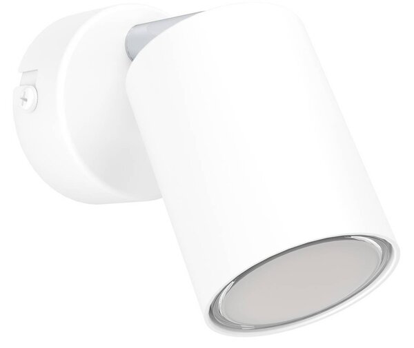 EGLO connect Faretto Adfira-Z, bianco, 1-flg., acciaio dimmerabile, Bianco / Opale, Soggiorno / Sala da pranzo, Metallo, Moderno