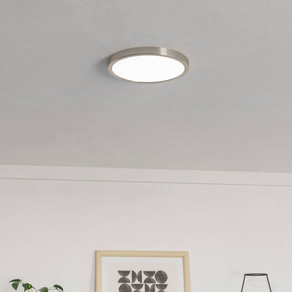 EGLO connect Plafoniera smart Fueva 6-Z, dimmerabile, Alluminio / Grigio / Zincato, Soggiorno / Sala da pranzo, Plastica, Moderno