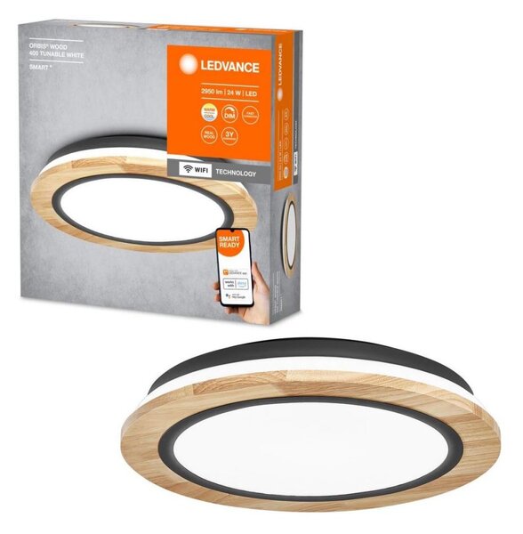 Ledvance - Plafoniera LED dimmerabile SMART+ ORBIS WOOD LED/24W/230V Wi-Fi