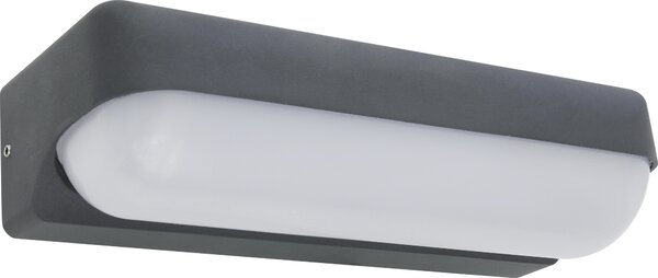 Globo luce da esterno in alluminio pressofuso antracite, 1Xled