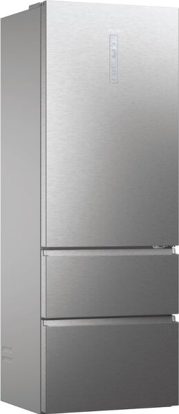 Haier Frigorifero Combinato Capacit 486 Litri Classe D Raffreddamento No Frost 3 Porte colore Platinum Inox - HTW7720DNMP 3D 70 Serie 7