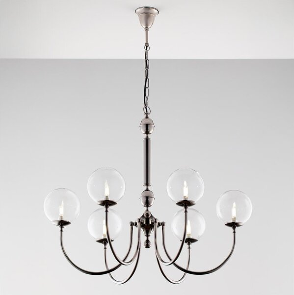 Jupiter 2022 - Lampadario a sospensione con catena BRILLANTE 6xG9/10W/230V cromo lucido
