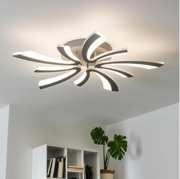 Brilagi - Lampadario a plafone LED dimmerabile TWIST LED/55W/230V 3000-6500K antracite + +TC