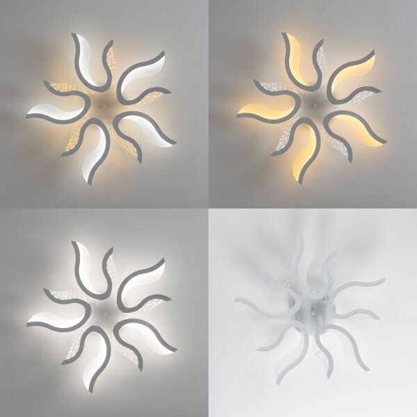 Brilagi - Lampadario a plafone LED dimmerabile TWIST LED/65W/230V 3000-6500K bianco + +TC