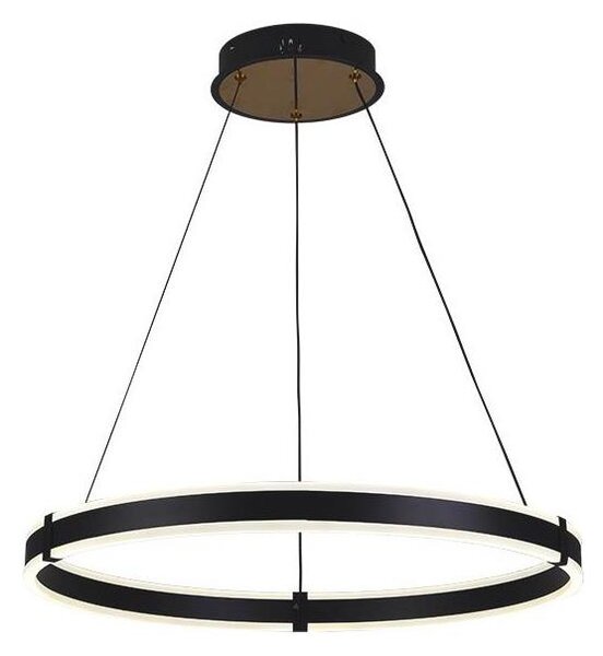 Brilagi-LED Lampada a sospensione dimmerabile su cavo CIRCLE LED/85W/230V 3000-6500K nero + telecomando