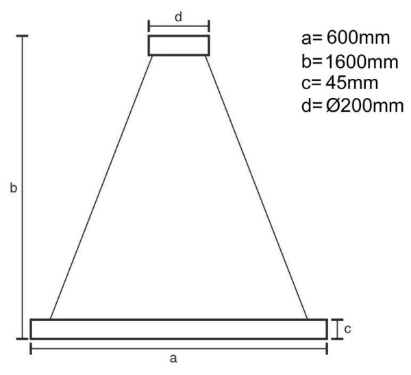 Brilagi-LED Lampada a sospensione dimmerabile su cavo CIRCLE LED/85W/230V 3000-6500K nero + telecomando