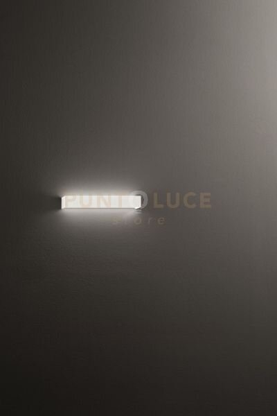 Applique in alluminio bianco rummo led 14w 3000k cri?90 1120lm l.39