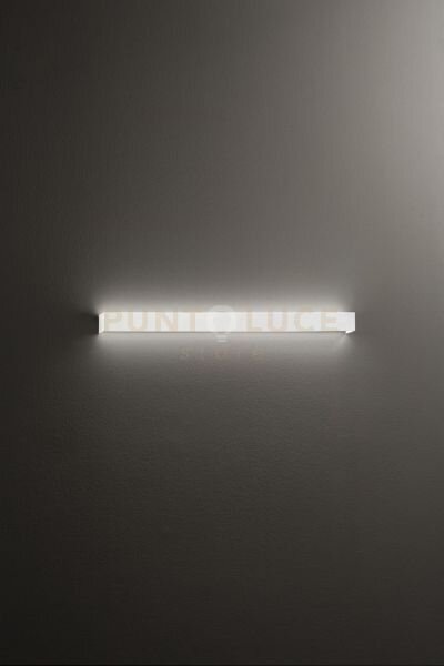 Applique in alluminio bianco rummo led 30w 3000k cri?90 2400lm l.81
