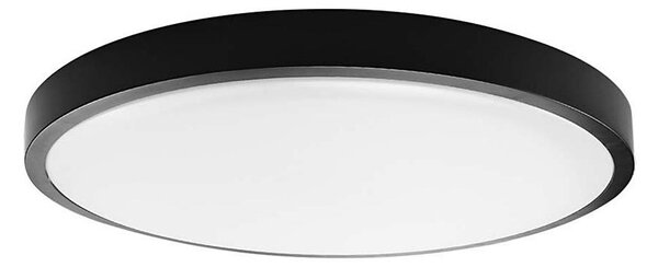 Plafoniera LED da bagno LED/18W/230V IP44 3000K diametro 25 cm nero