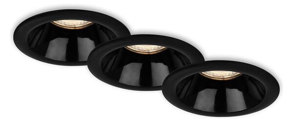 Briloner 7042-035 - SET 3x Lampada da incasso per bagno 1xGU10/9W/230V IP23