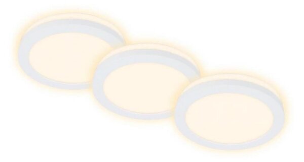 Briloner 7055-036 - SET 3x Lampada LED da incasso per bagni LED/3W/230V IP44