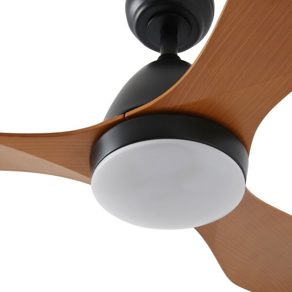 ZEVENTI - Ventilatore da soffitto LED MURO LED/18W/230V Wi-Fi Tuya + telecomando
