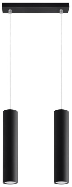 Lampada a sospensione 2xGU10 in acciaio LAGOS 2