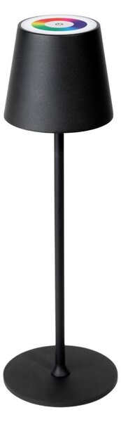 Lampada LED RGBW dimmerabile per esterni LED/4W/4000 mAh 3000/4000/5500K IP44 nero