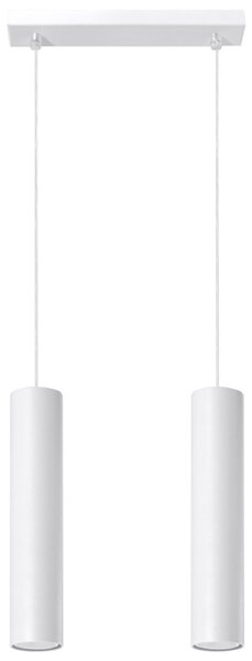 Lampada a sospensione 2xGU10 in acciaio LAGOS 2