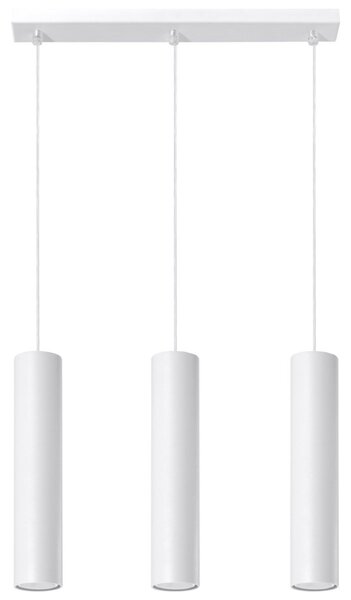 Lampada a Sospensione 3xGU10 in Acciaio LAGOS 3L