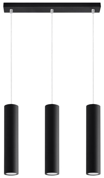 Lampada a Sospensione 3xGU10 in Acciaio LAGOS 3L