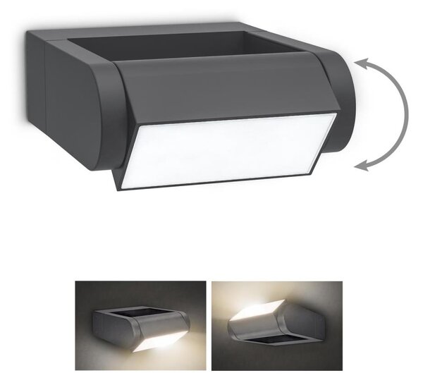 Brilagi - Applique a LED da esterno CROTONE LED/7W/230V antracite IP54