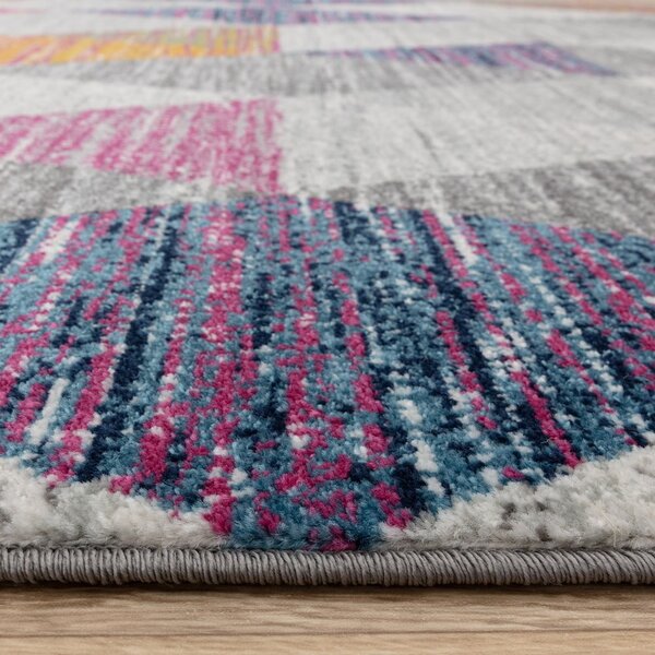 Tappeto rosso 120x170 cm Muse Harlequin Pink – Asiatic Carpets