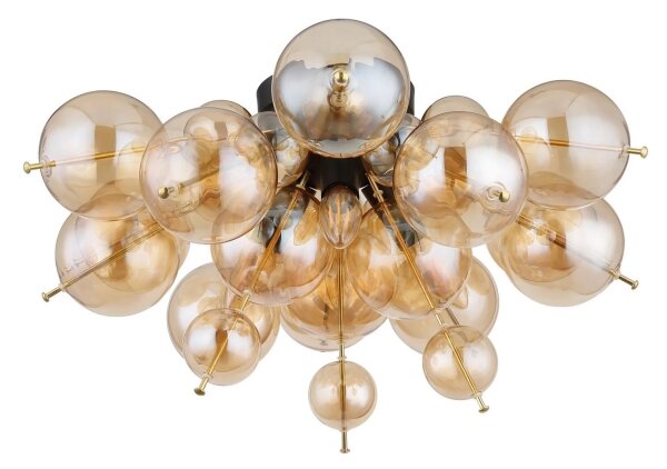 Globo 15633DA - Lampadario a plafone UDO 3xE14/25W/230V diametro 55 cm oro