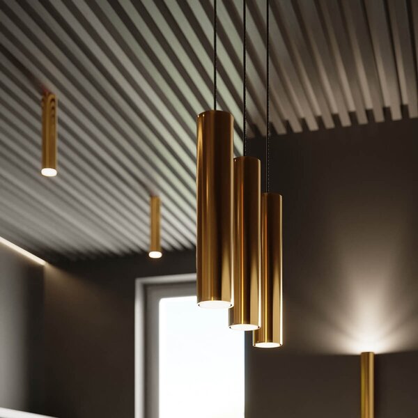 Lampada da parete 2xGU10 Oro in acciaio LAGOS 2