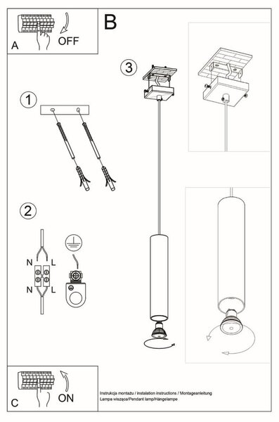 Lampada a Sospensione GU10 in Legno LINO