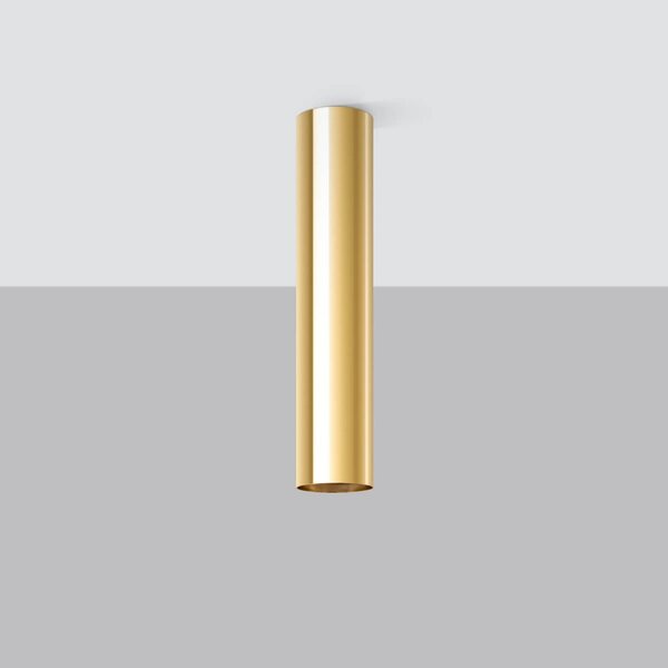 Lampada da soffitto GU10 in acciaio Oro LAGOS 30