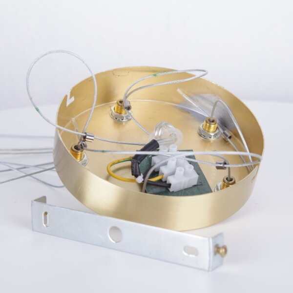 Globo 64132-8 - Lampadario a sospensione con filo DANNA 8xG9/8W/230V diametro 61 cm oro