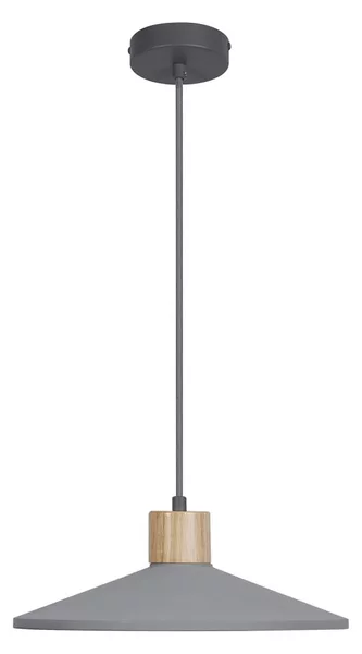 Ledvance - Lampadario a sospensione con filo DECOR CONCRETE 1xE27/15W/230V diametro 32 cm calcestruzzo grigio