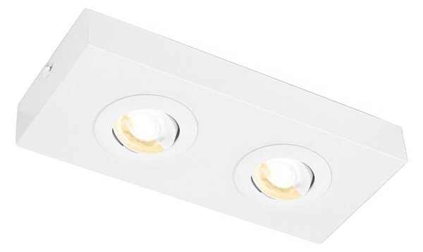Briloner 3996026 - Faretto LED CTS 2xLED/4W/230V 2700/4000K bianco