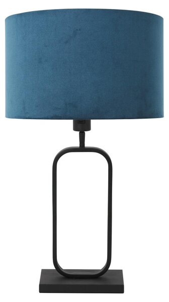 Steinhauer - lampada da tavolo - Stang - nero - metallo velluto - lampada da comodino - E27 - 4812ZW