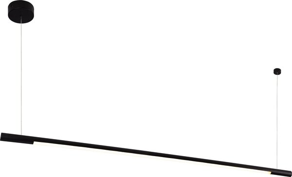Lampadario a LED ORGANIC nero 26 W, bianco caldo 2210 lm, metallo, dimensioni: 140 x 150 x 2 cm, IP20, Maxlight
