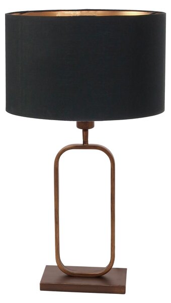 Steinhauer - lampada da tavolo - Stang - bronzo - lino metallo - lampada da comodino - E27 - 4814BR