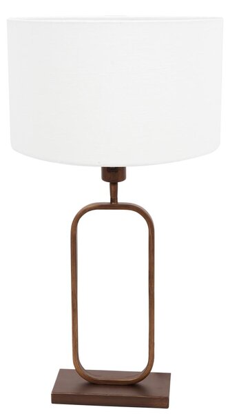 Steinhauer - lampada da tavolo - Stang - bronzo - lino metallo - lampada da comodino - E27 - 4816BR