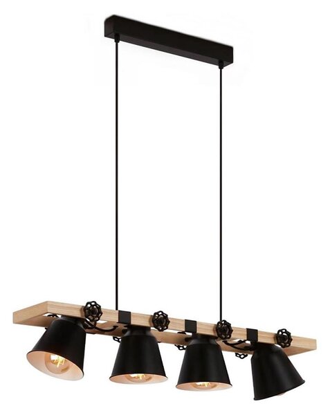 Brilo - Lampadario a sospensione con filo TALLE 4xE27/40W/230V