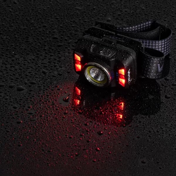 Lampada frontale LED ricaricabile con sensore LED/15W/5V IP66 430 lucente 1800 mAh