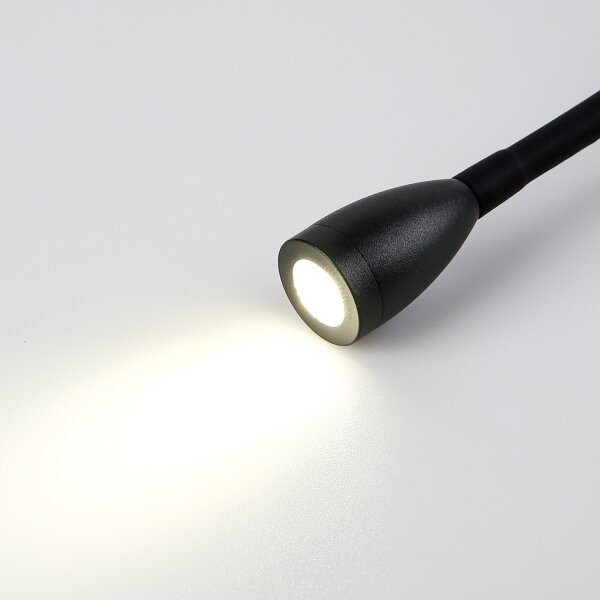 Brilagi - LED Lampada flessibile da muro MAYA Double LED/4W/230V + LED/3W nero