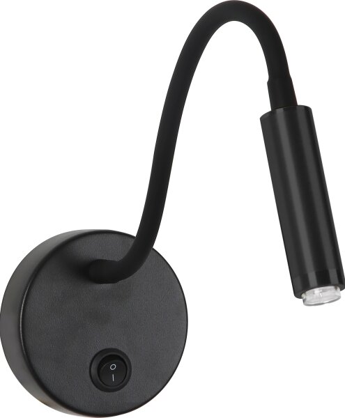Brilagi - Lampada da parete flessibile dimmerabile a LED MAYA 1xG9/4W/230V nero