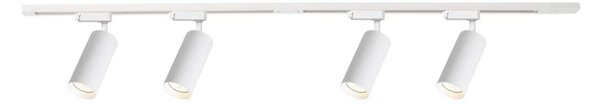 Faretto per sistema a binario MICA 4xGU10/10W/230V bianco
