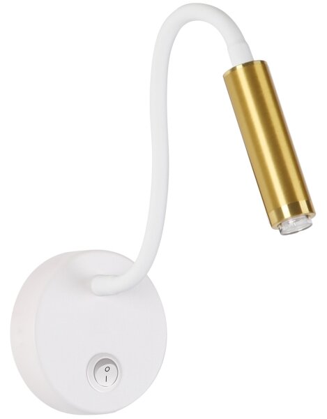 Brilagi - Lampada da parete flessibile dimmerabile a LED MAYA 1xG9/4W/230V bianco/oro