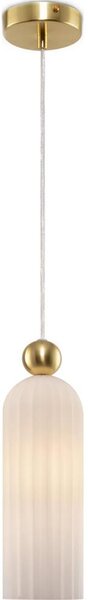 Maytoni MOD302PL-01W - Lampadario a sospensione con filo ANTIC 1xE14/40W/230V oro/bianco