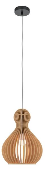 Maytoni MOD192PL-01W1 - Lampadario a sospensione con filo ROOTS 1xE27/40W/230V diametro 30 cm beige