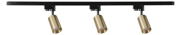 Faretto per sistema a binario MARIBEL 3xGU10/10W/230V oro