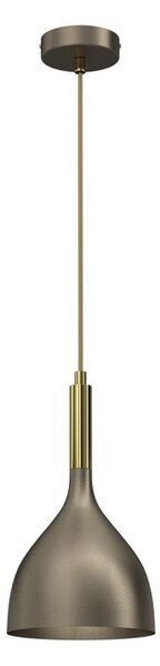 Lampadario a sospensione con filo NOAK 1xE27/15W/230V ottone/oro