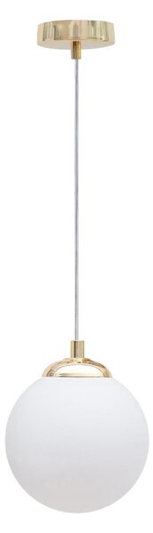 Lampadario a sospensione con supporto rigido FIRA 1xE27/60W/230V oro