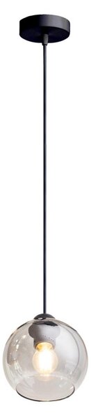 Lampadario a sospensione con filo LATIL 1xE27/60W/230V nero