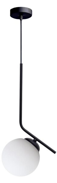 Lampadario a sospensione con filo FIRA 1xE27/60W/230V nero