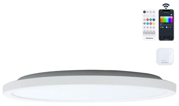Aigostar - Plafoniera LED RGBW dimmerabile 24W 230V 3000-6500K bianco+DO